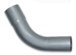 silencer pipe angle 60° ø 63.5mm